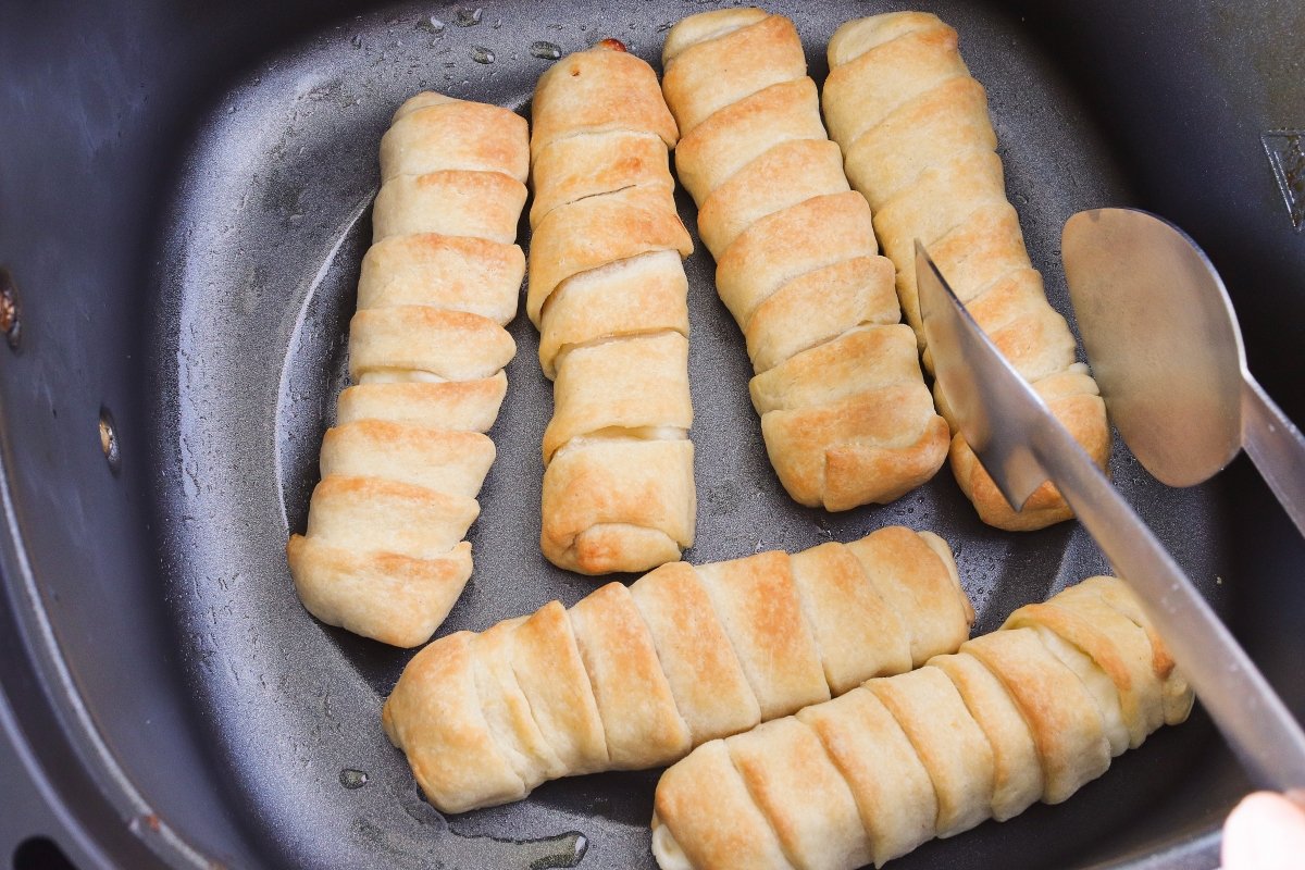 Cocinar los tequeños en freidora de aire