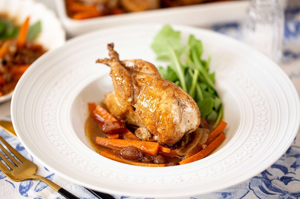 Codornices en escabeche