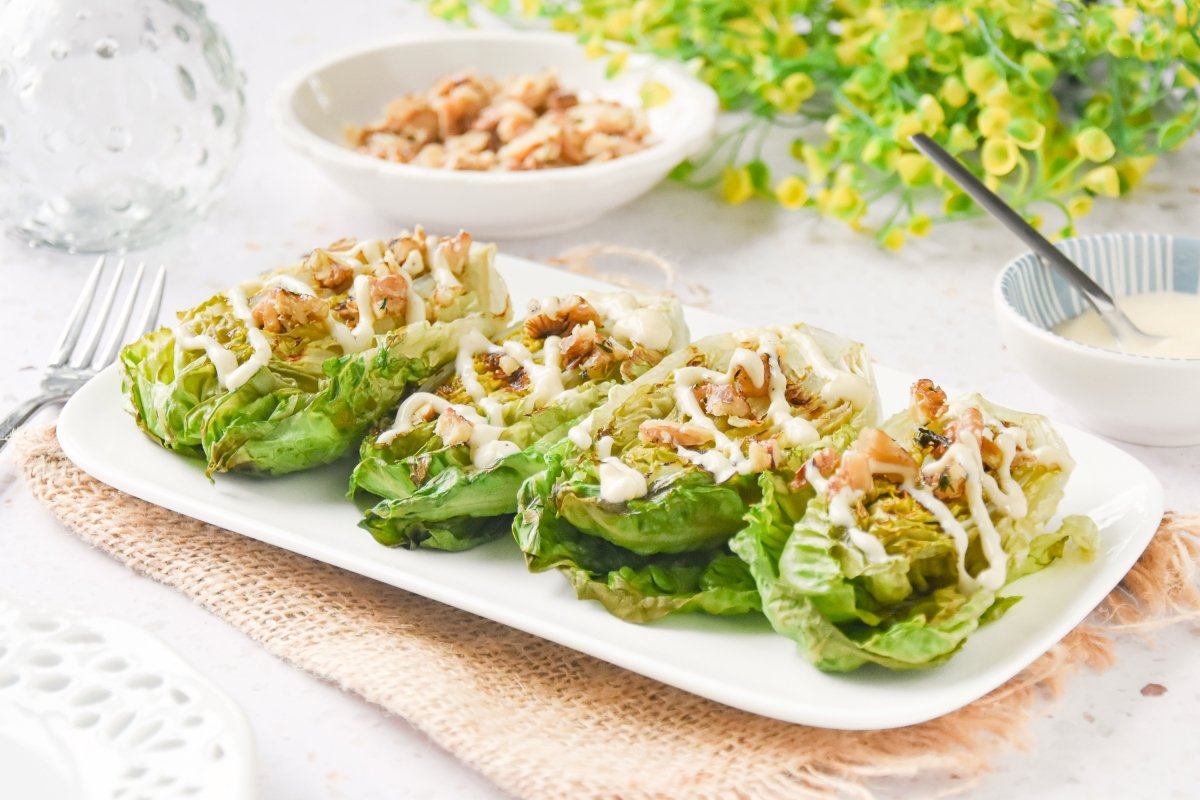 Cogollos de lechuga a la plancha