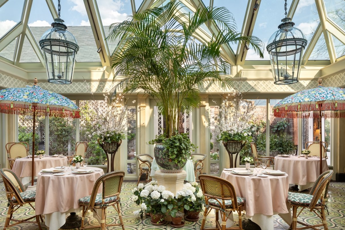 Comedor del prestigioso The Inn at Little Washington