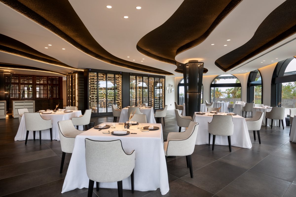 Comedor del restaurante Haydée en Tenerife