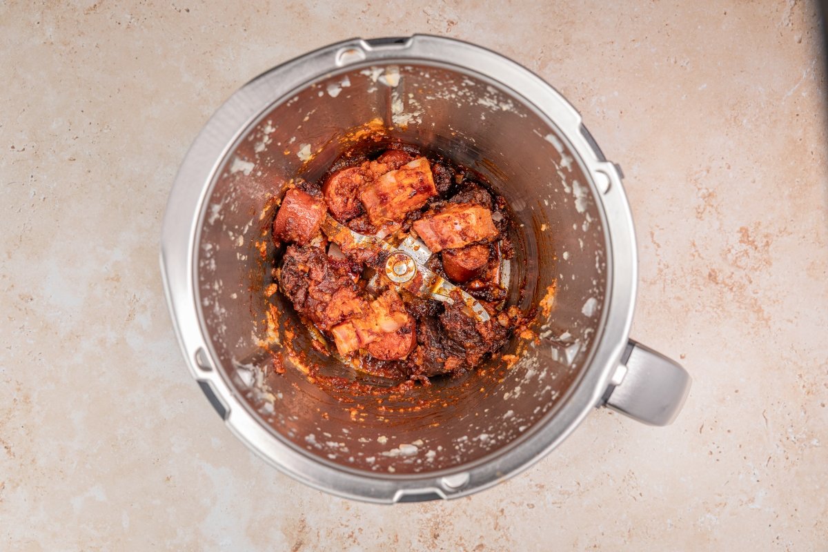 Compango para la fabada en Thermomix