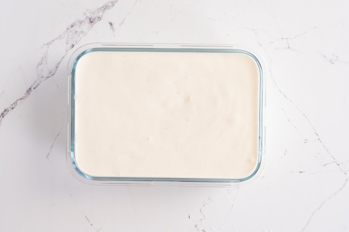 Congelamos el helado de arroz con leche