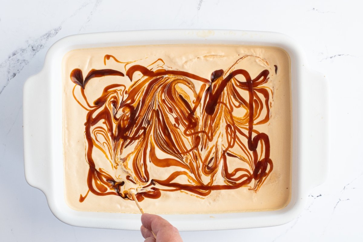 Congelamos el helado de caramelo salado