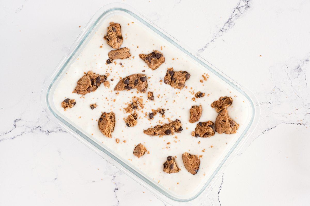 Congelamos el helado de cookies