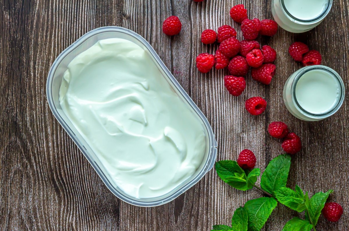 Congelar el helado de yogur