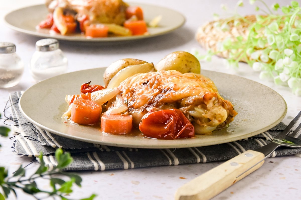 Contramuslos de pollo al horno caseros