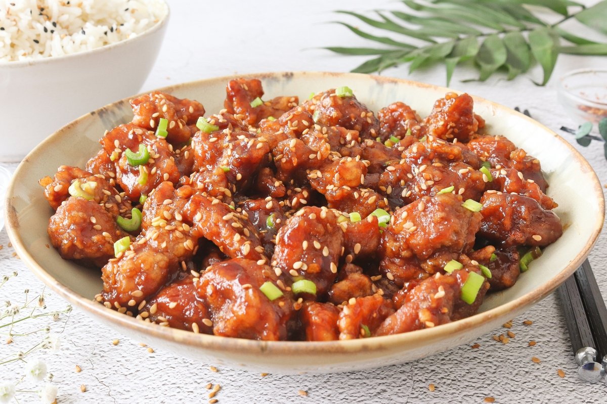 Contramuslos de pollo del general Tso