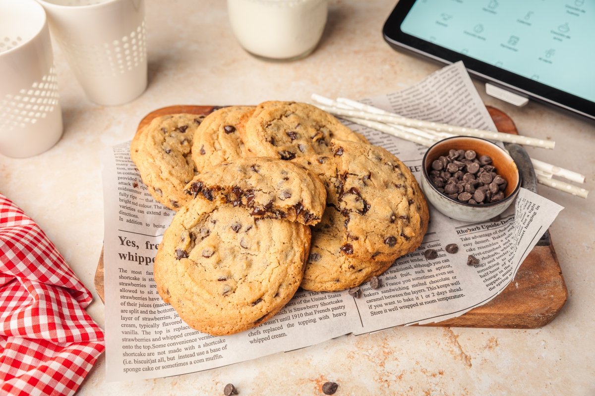 Cookies americanas en Thermomix abiertas