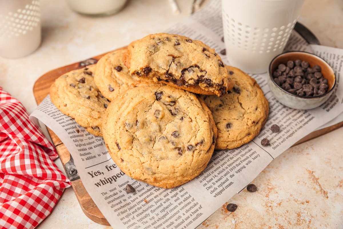 Cookies americanas en Thermomix servidas