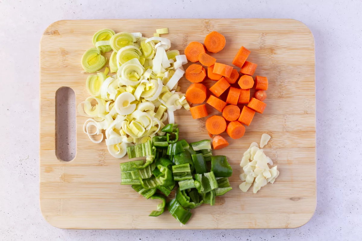 Cortamos las verduras *