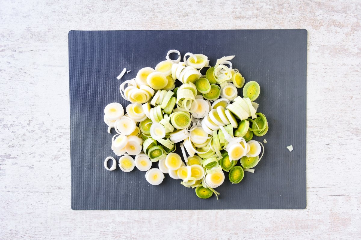 Cortamos los puerros