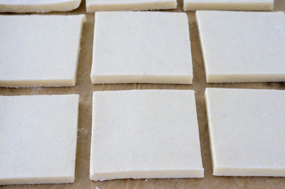 Cortar el hojaldre sin gluten