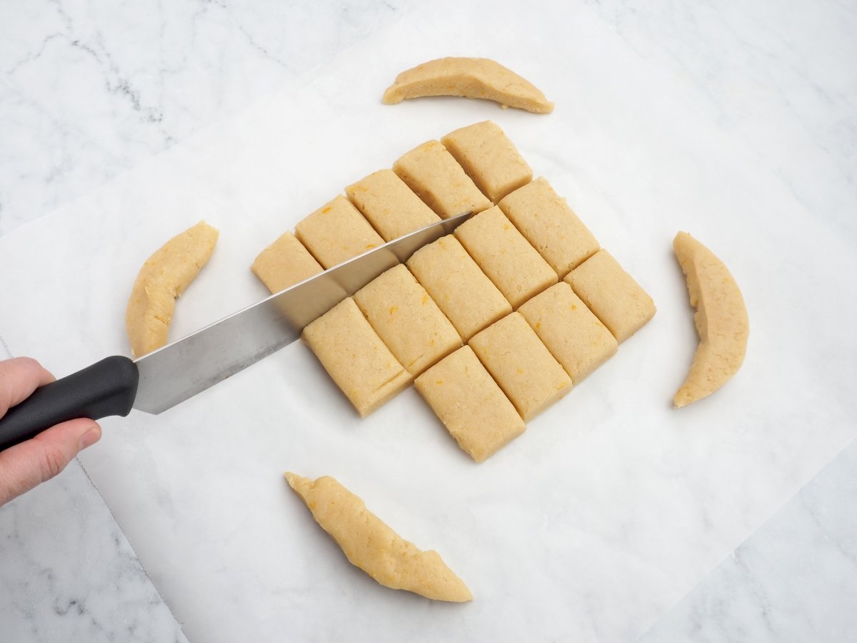 Cortar las hojaldrinas