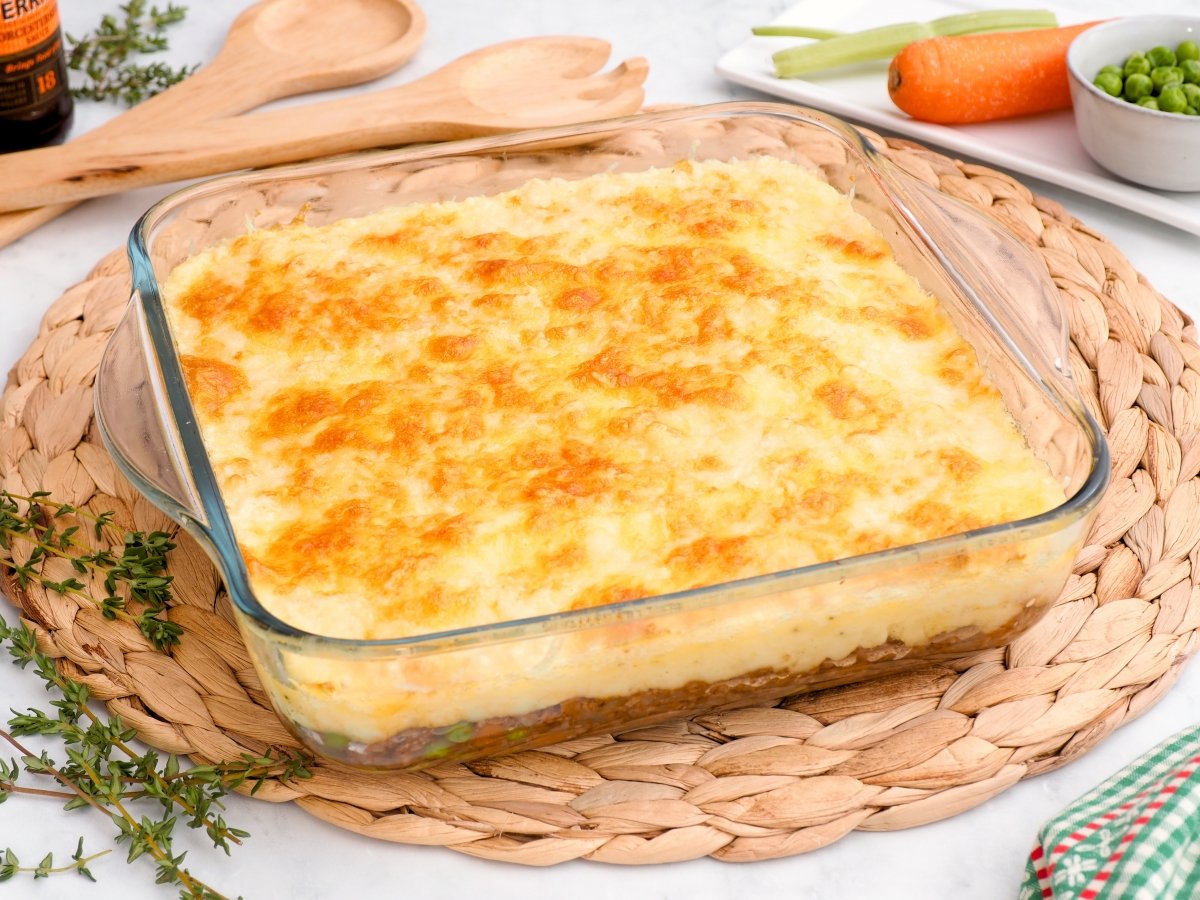 Cottage pie listo para servir