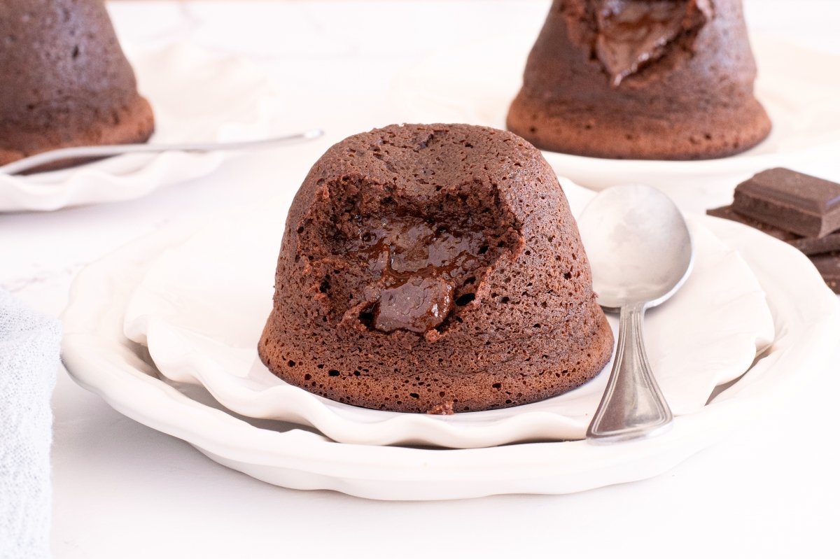 Coulant sin gluten listo para servir