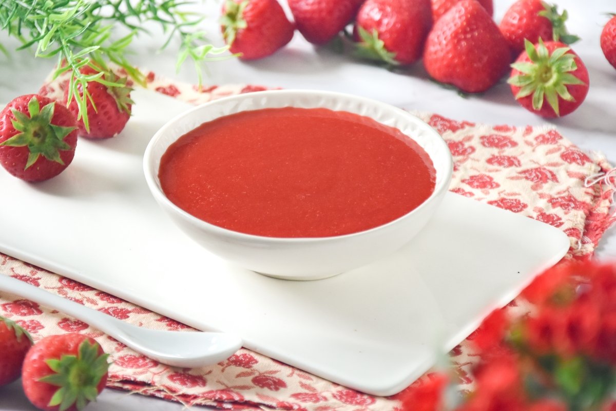 Coulis de fresa casero