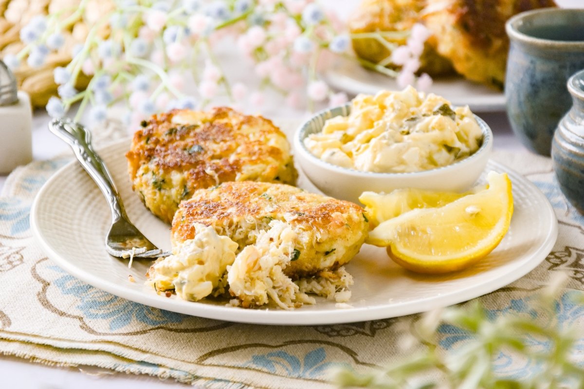 Crab Cakes listos para comer