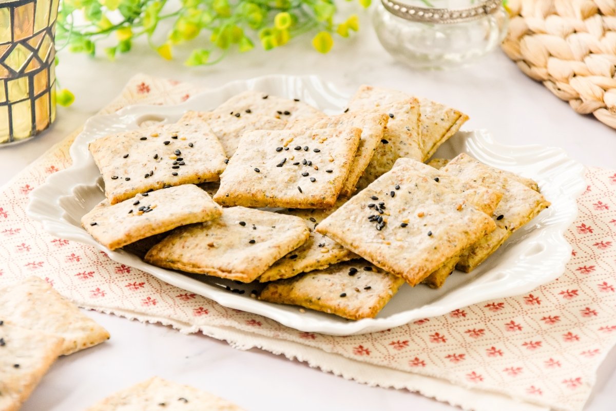 Crackers caseros con semillas