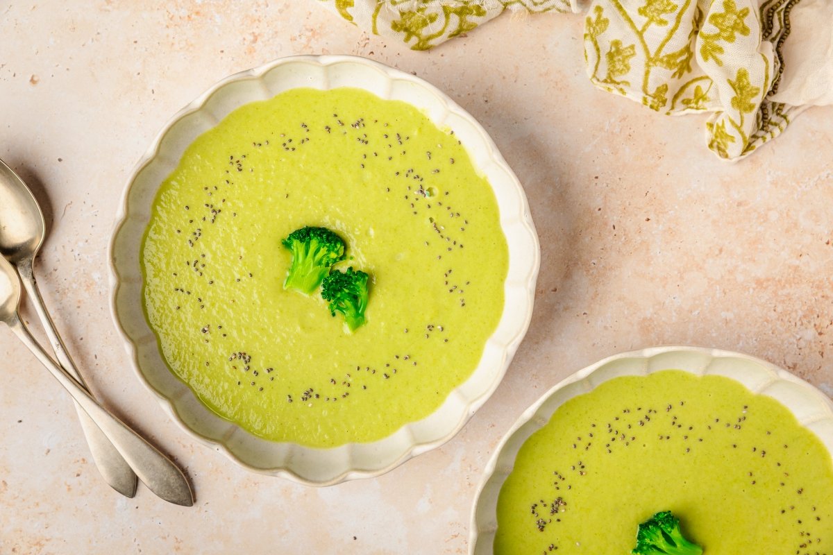 Crema de brócoli en Thermomix preparada