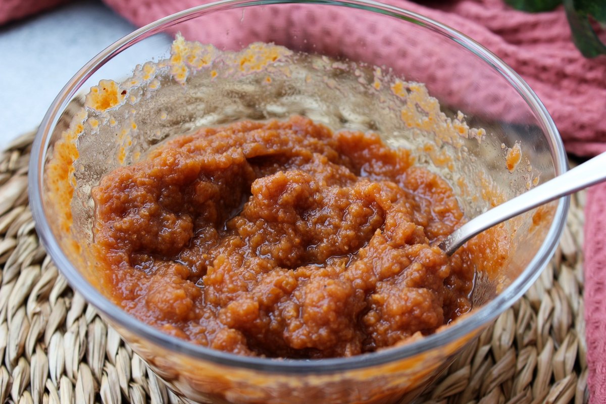 Crema de dulce de membrillo para el relleno de la tarta