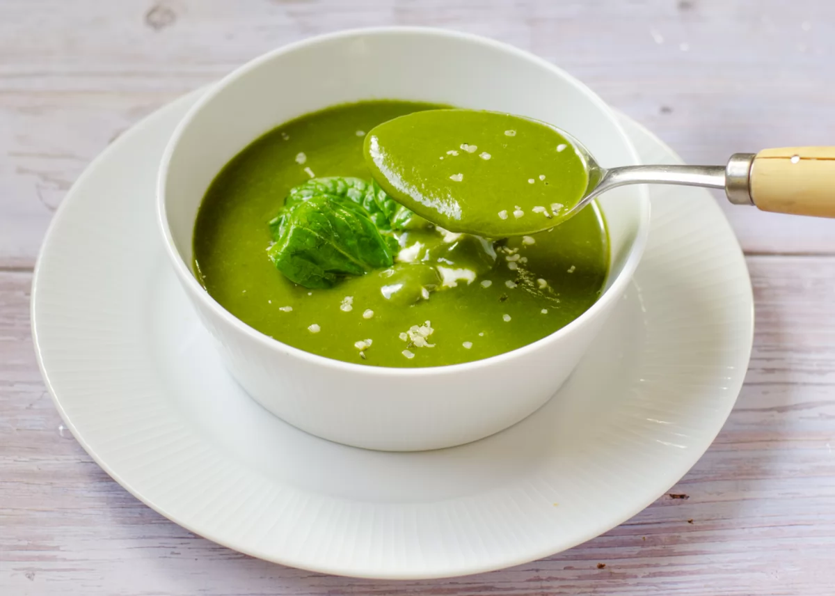 Crema de espinacas 1 Crema de espinacas rápida lista para degustar *