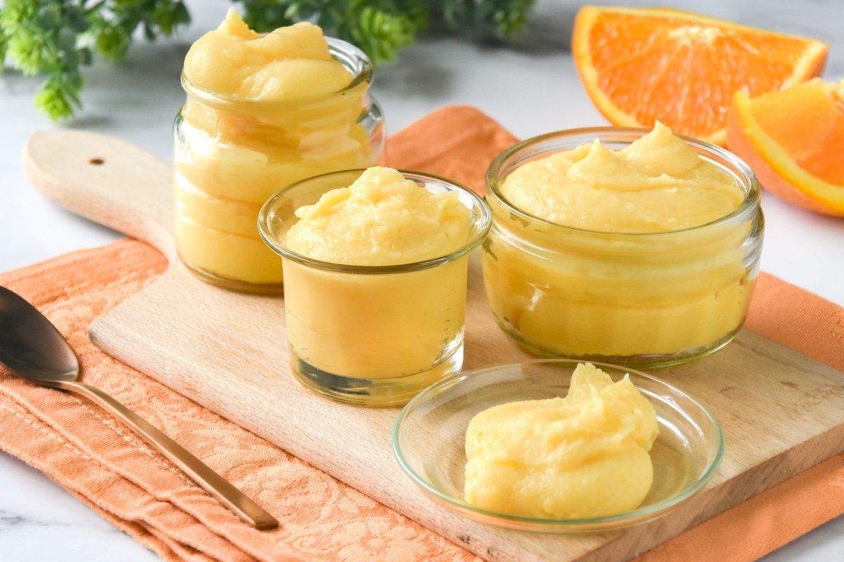 Crema de naranja casera