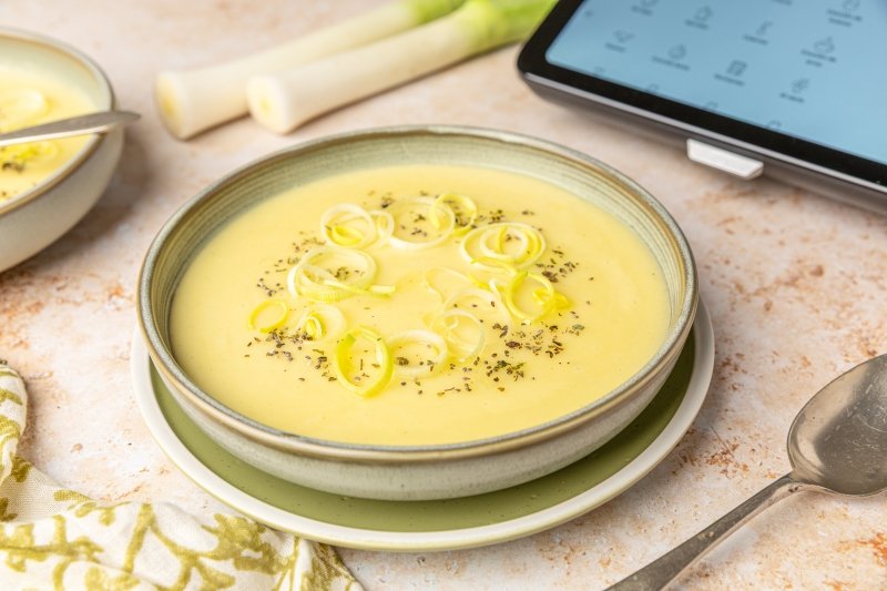 Crema de puerros en Thermomix