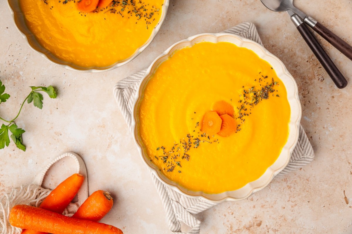 Crema de zanahoria en Thermomix preparada