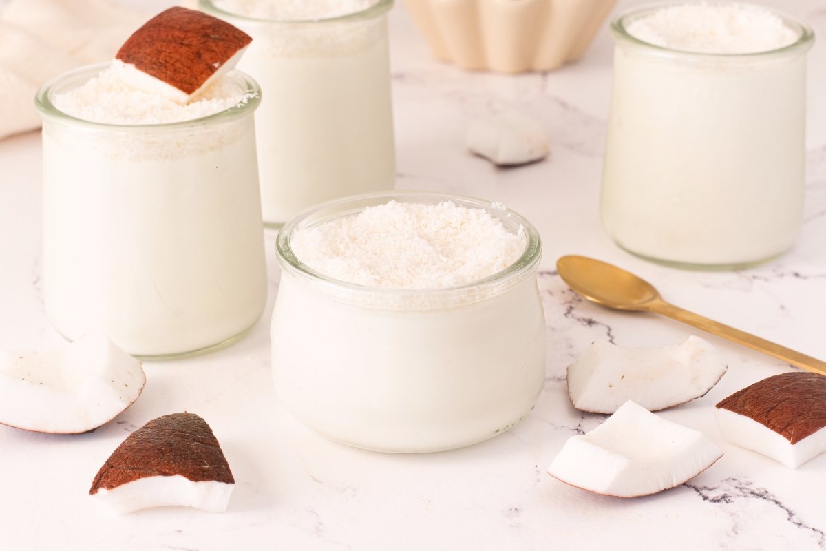 Crema mousse de coco