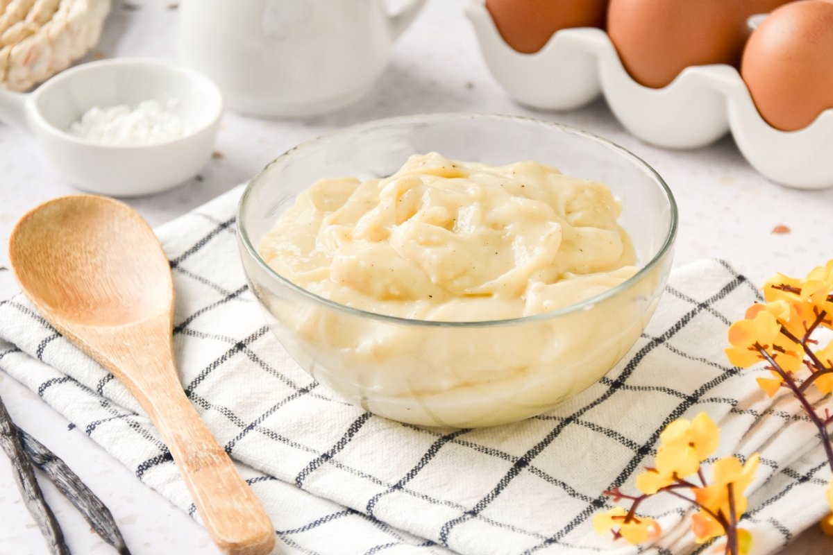 Crema pastelera en microondas