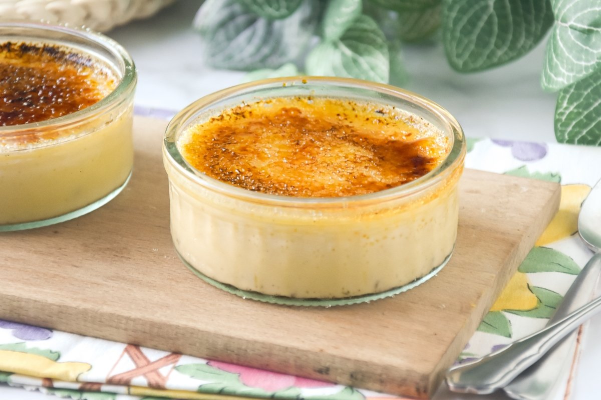 Crème brulée lista para tomar