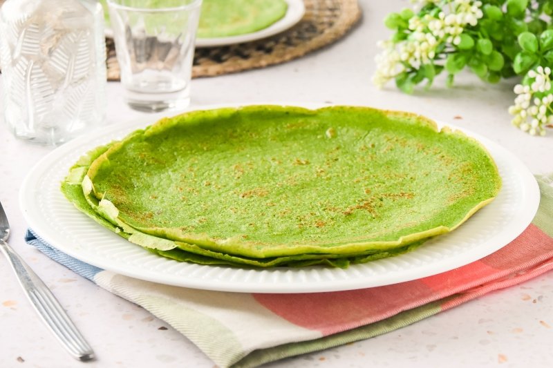 Crepes de espinacas