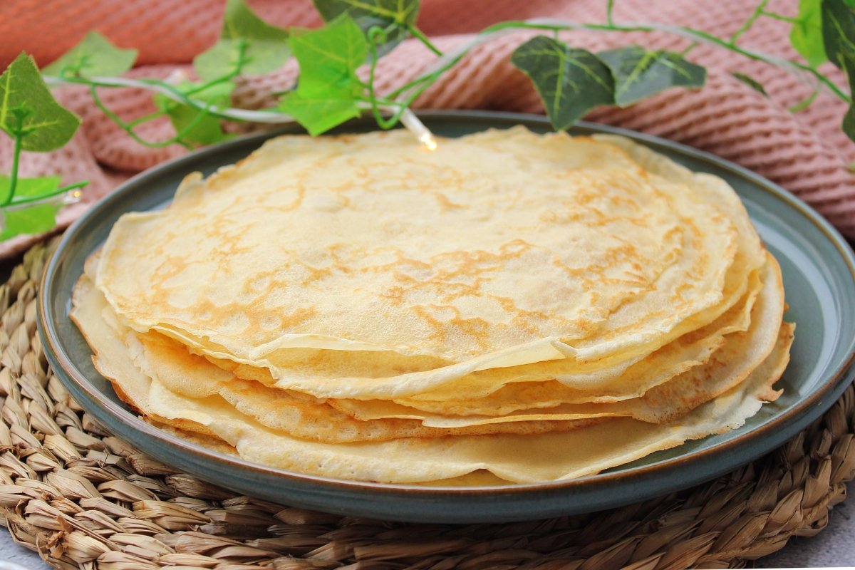 Crêpes salées une fois préparées