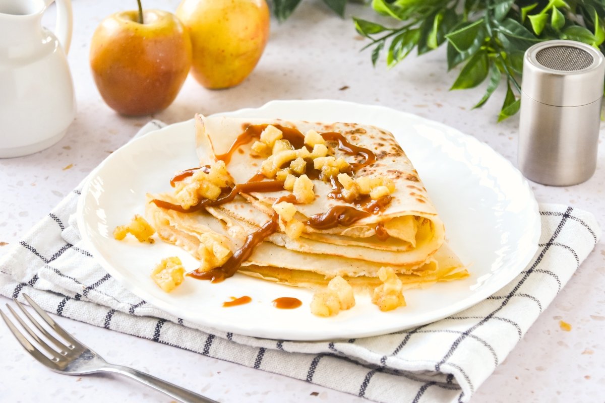 Crepes sin huevo listos para comer
