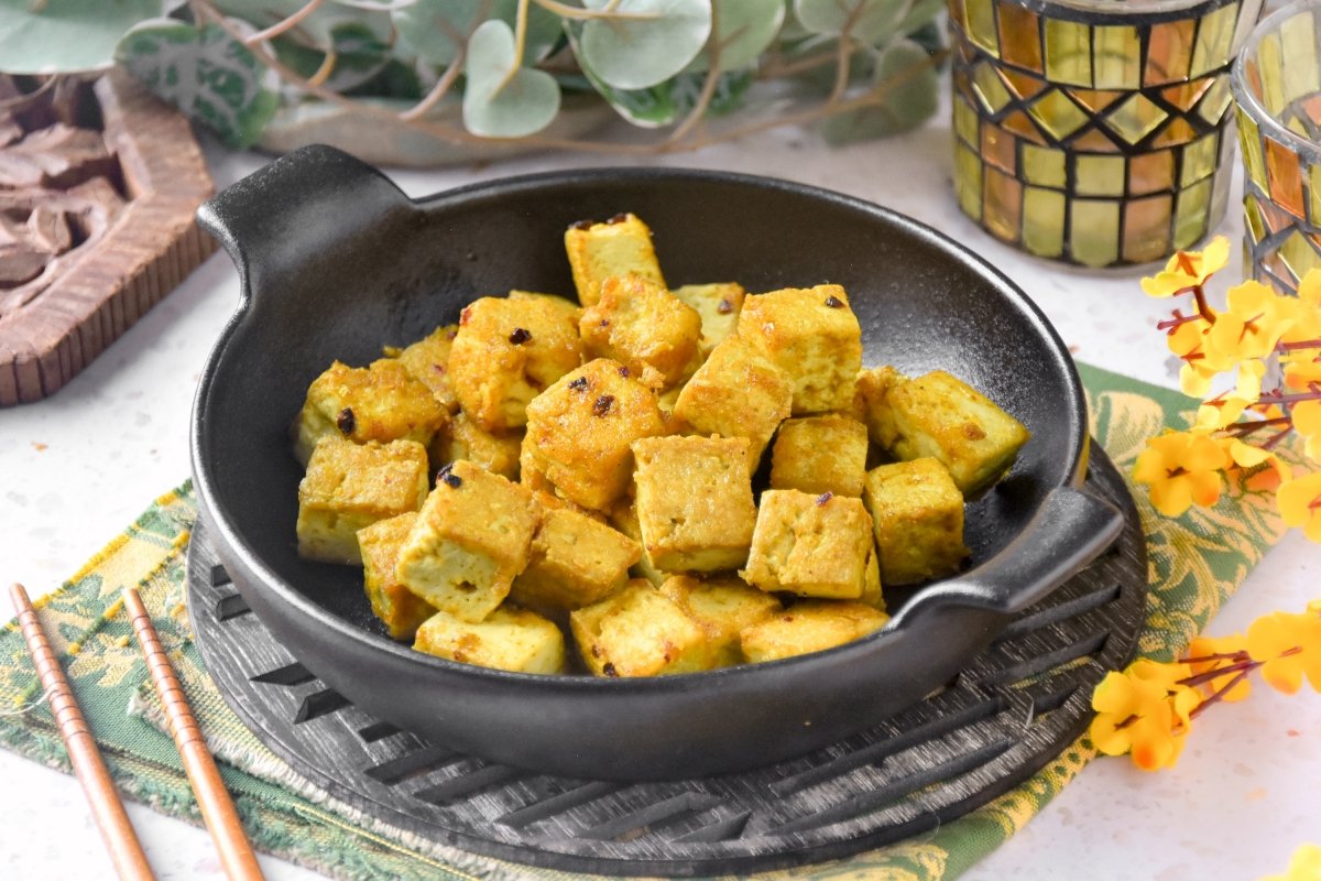 Crispy tofu casero