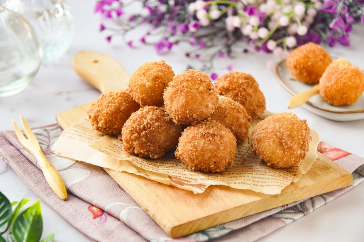 Croquetas de pescado listas para comer