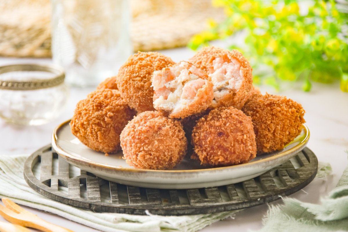 Croquetas de salmón caseras