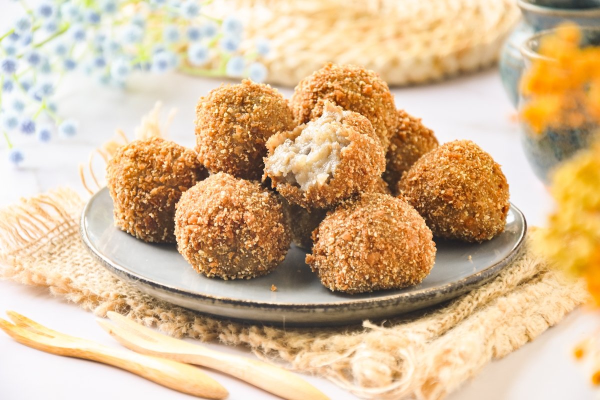 Croquetas veganas caseras