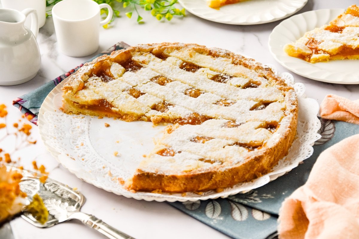 Crostata lista para comer