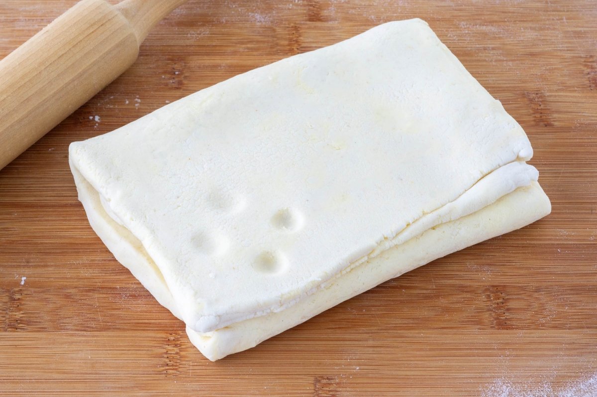 Cuarta vuelta del hojaldre sin gluten