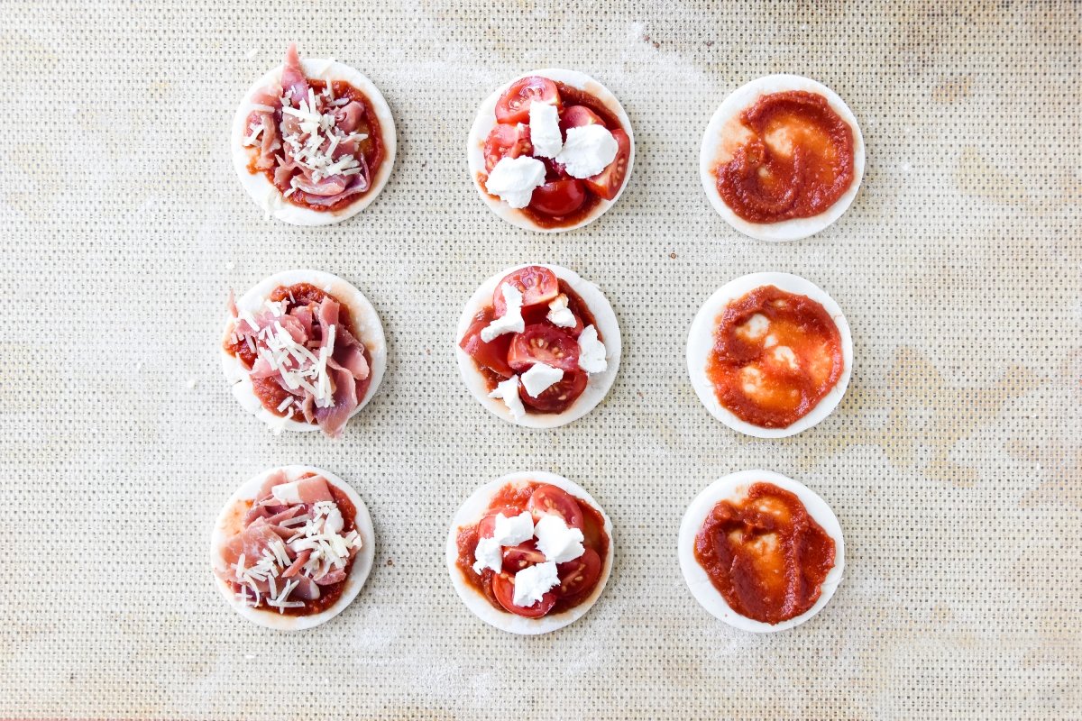 Cubrimos con cherry y queso de cabra