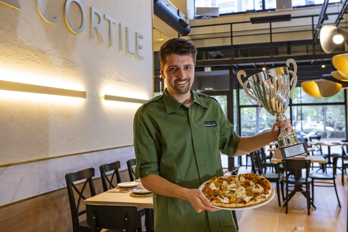 Dario Labella de Il Cortile es el creador de la mejor pizza gourmet de España 2024