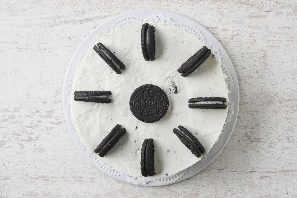 Decorado de la tarta de Oreo