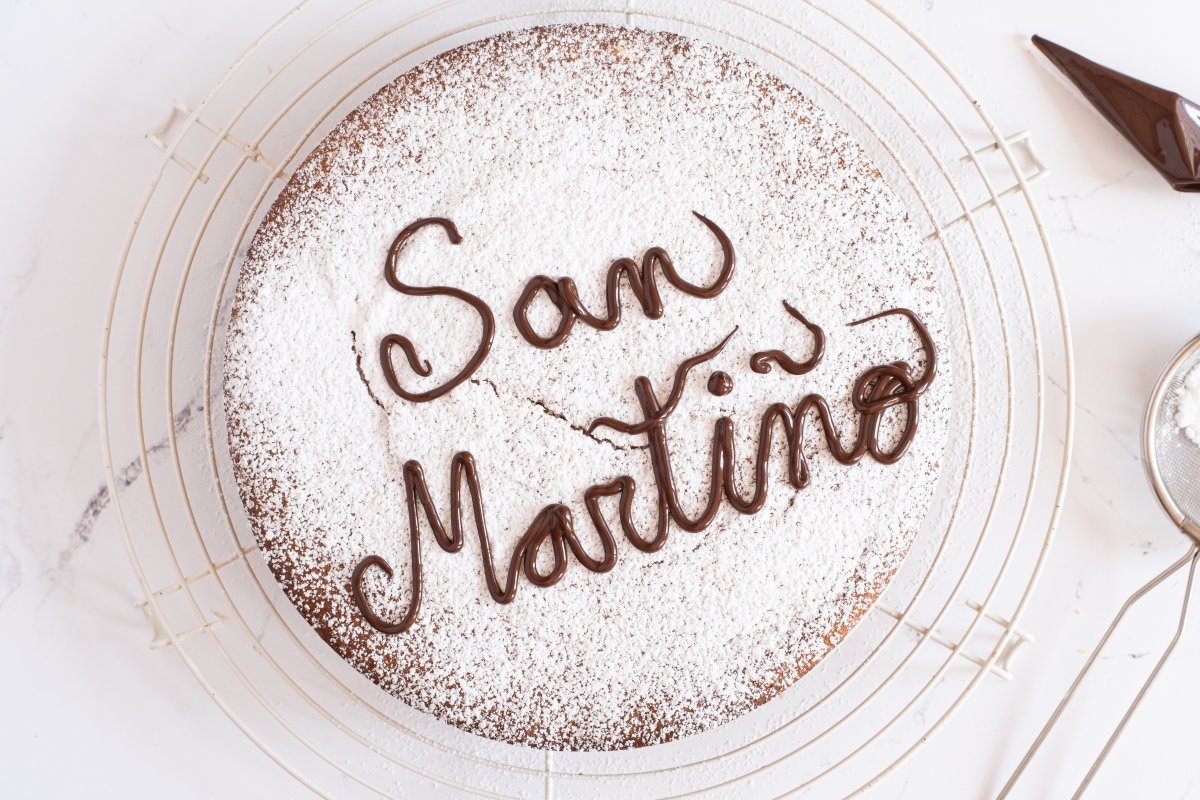 Decoramos la tarta de castañas