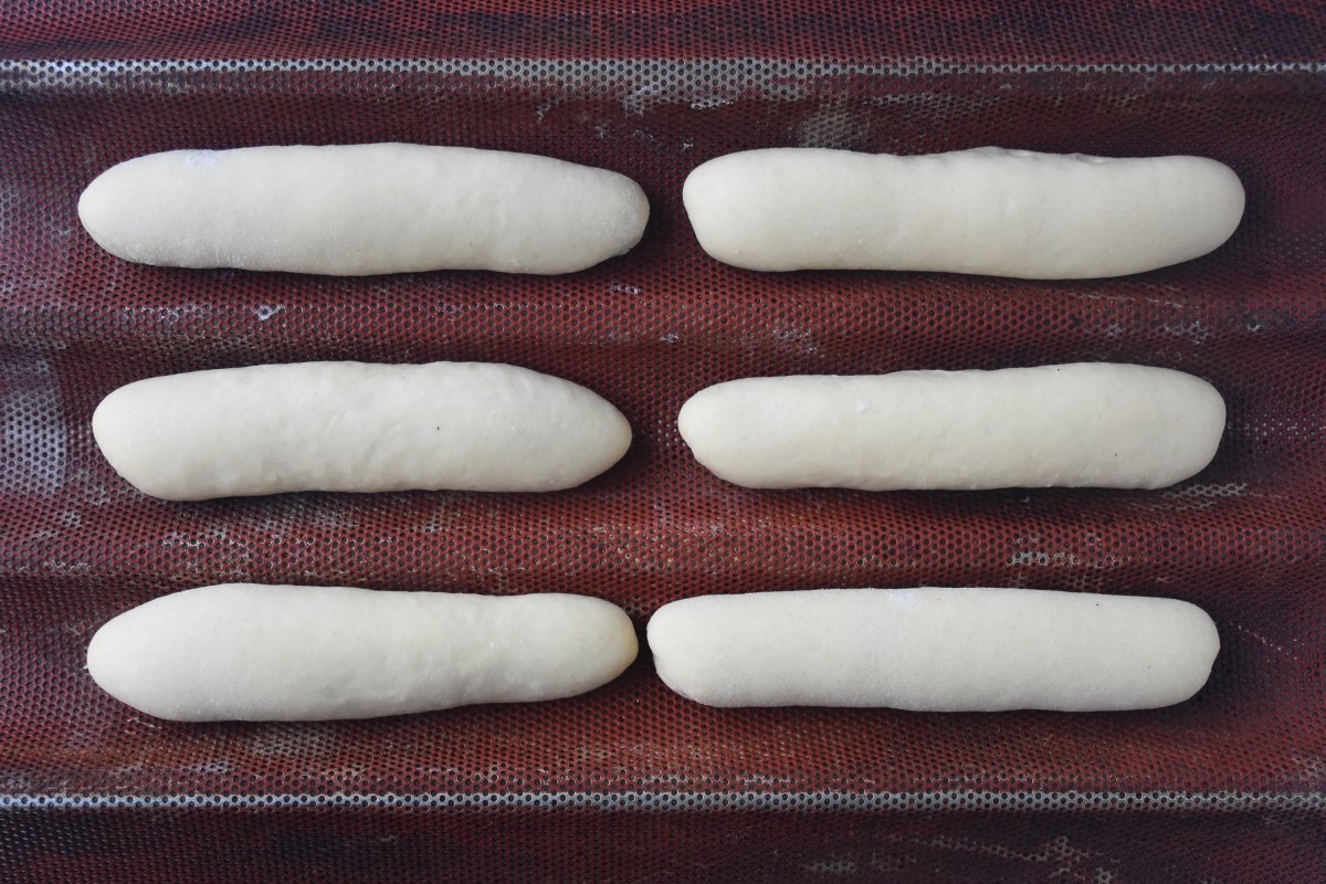 Dejamos levar el pan para hot dog