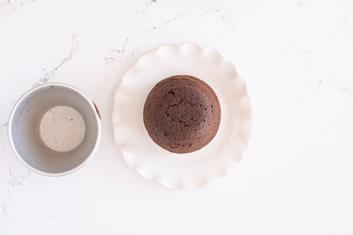 Desmoldamos el coulant sin gluten