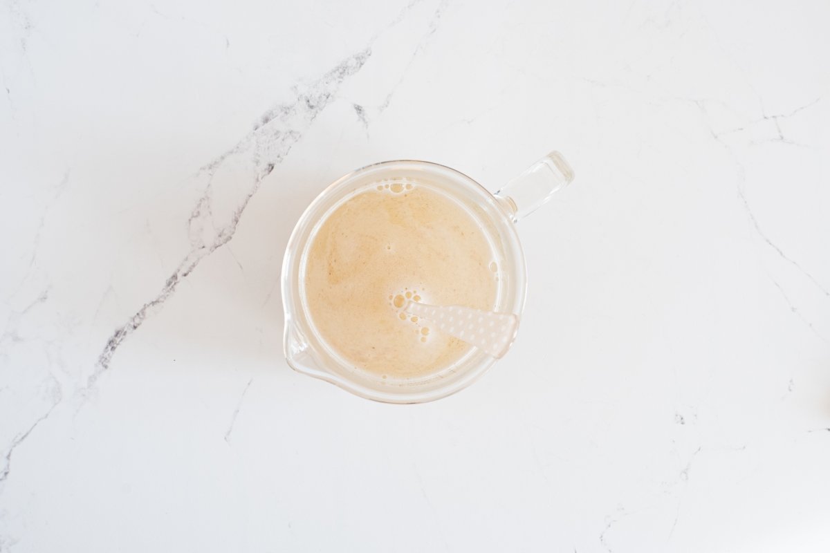 Disolvemos el caldo del chawanmushi