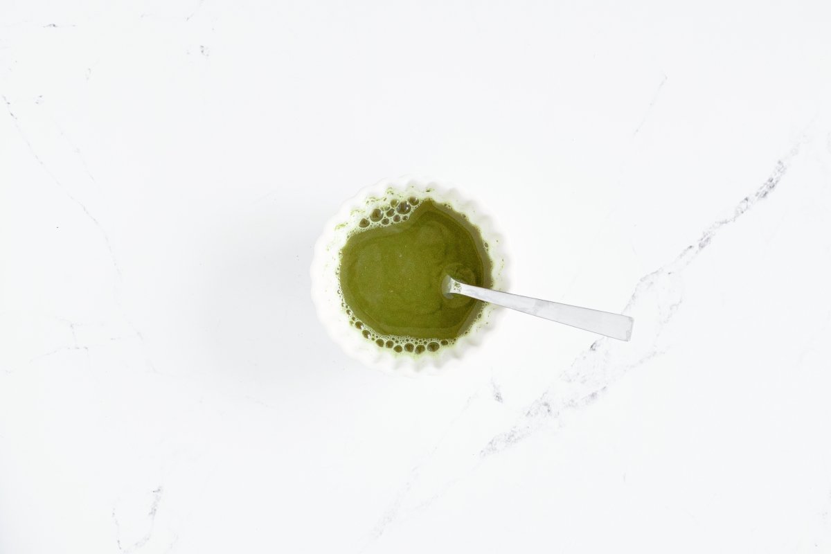 Disolvemos el té matcha