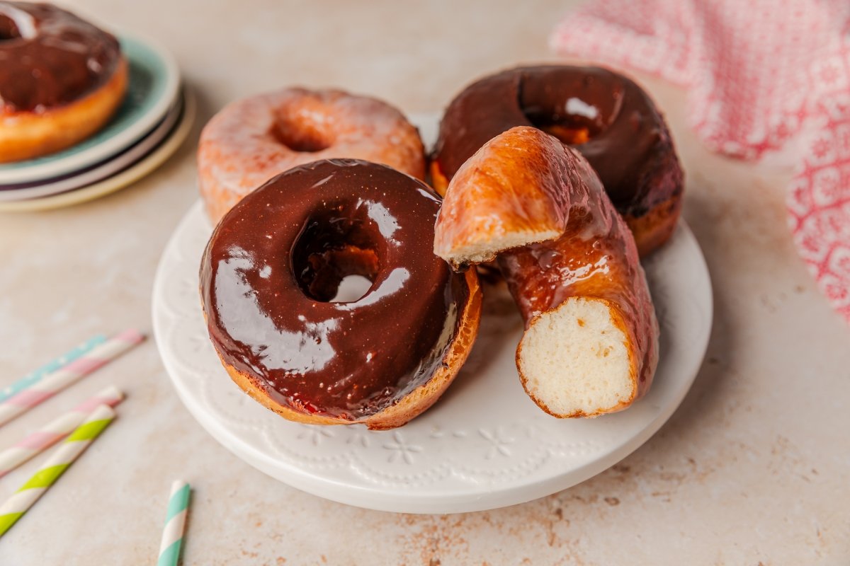 Donuts con Thermomix cortados